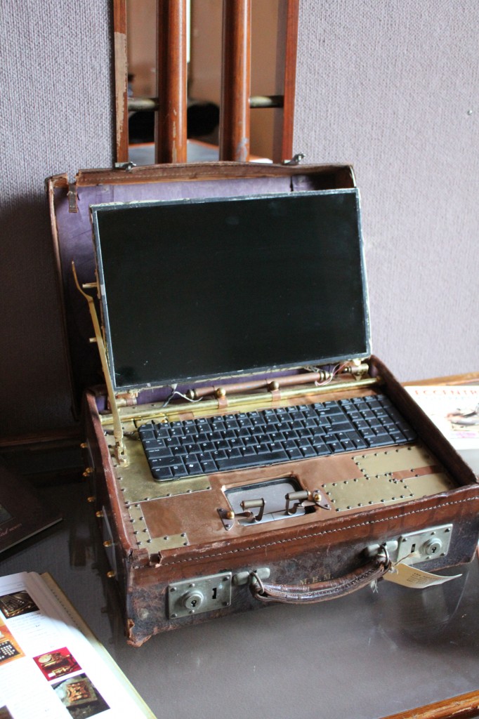 Steampunk laptop