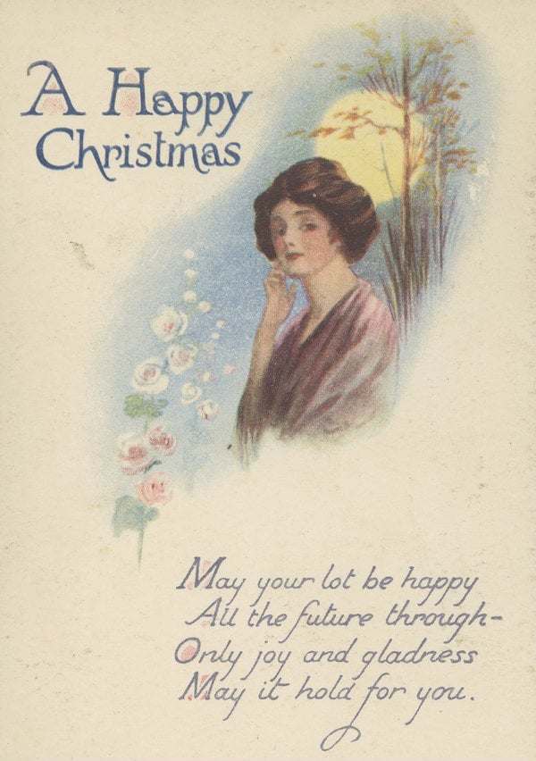 A Christmas postcard from 1917.