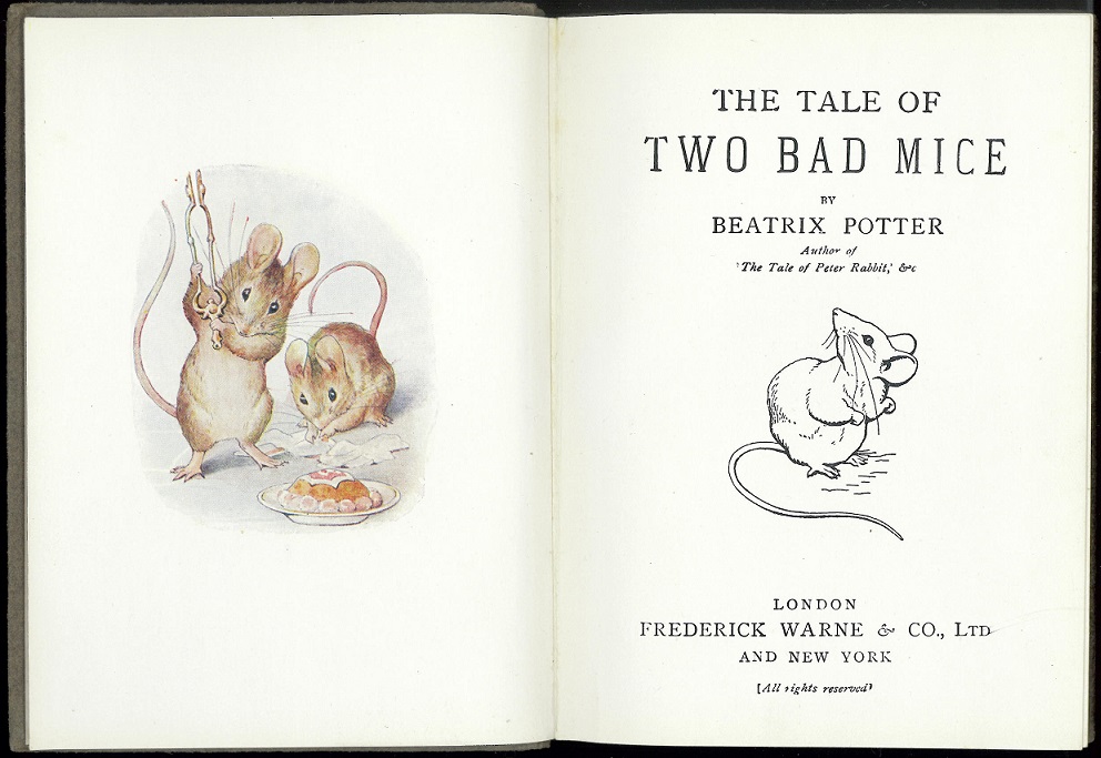 Two Bad Mice title page
