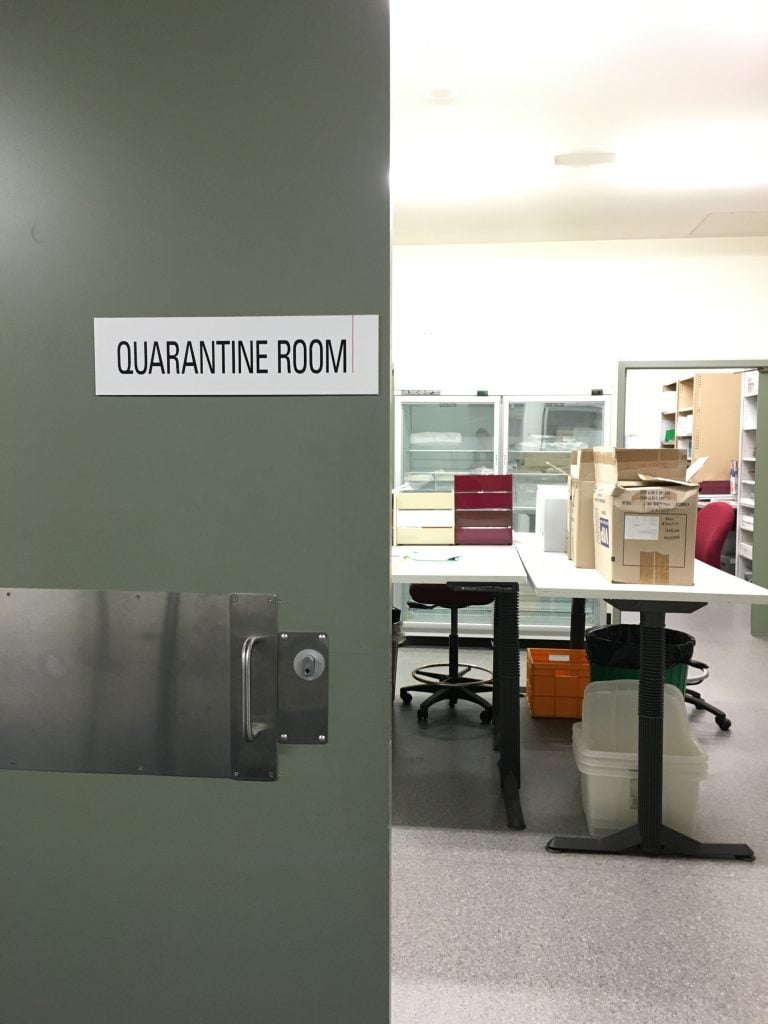 quarantine room