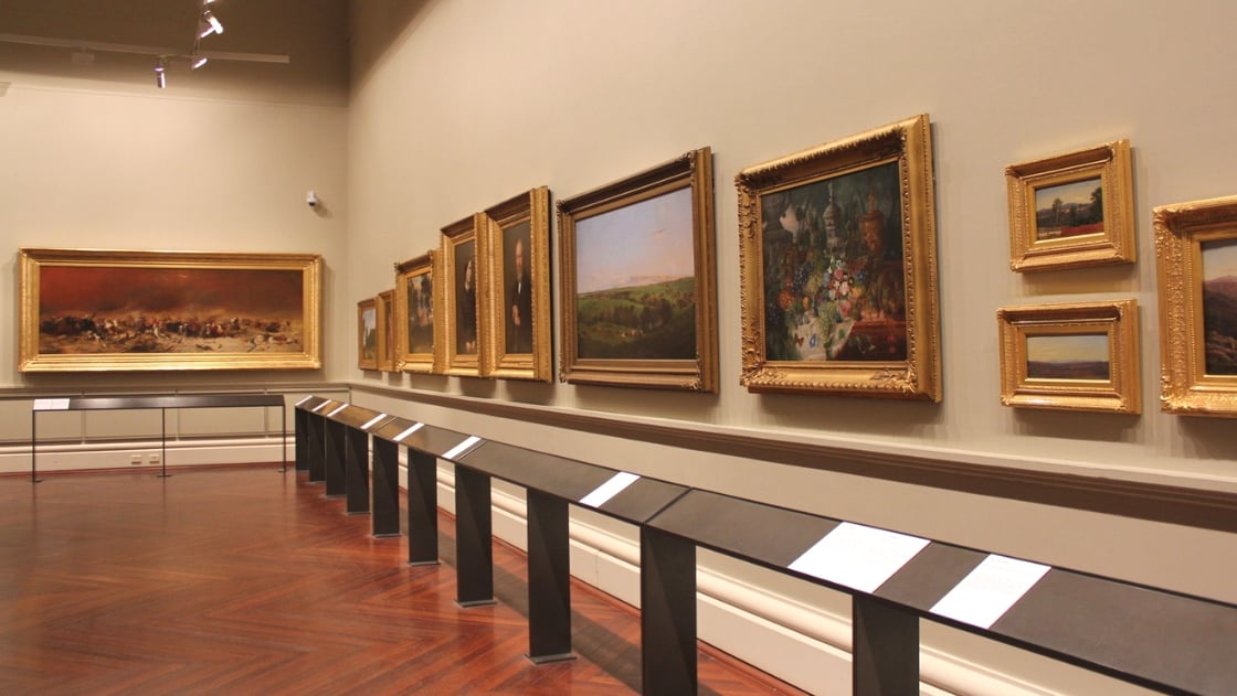 paintings in gallery