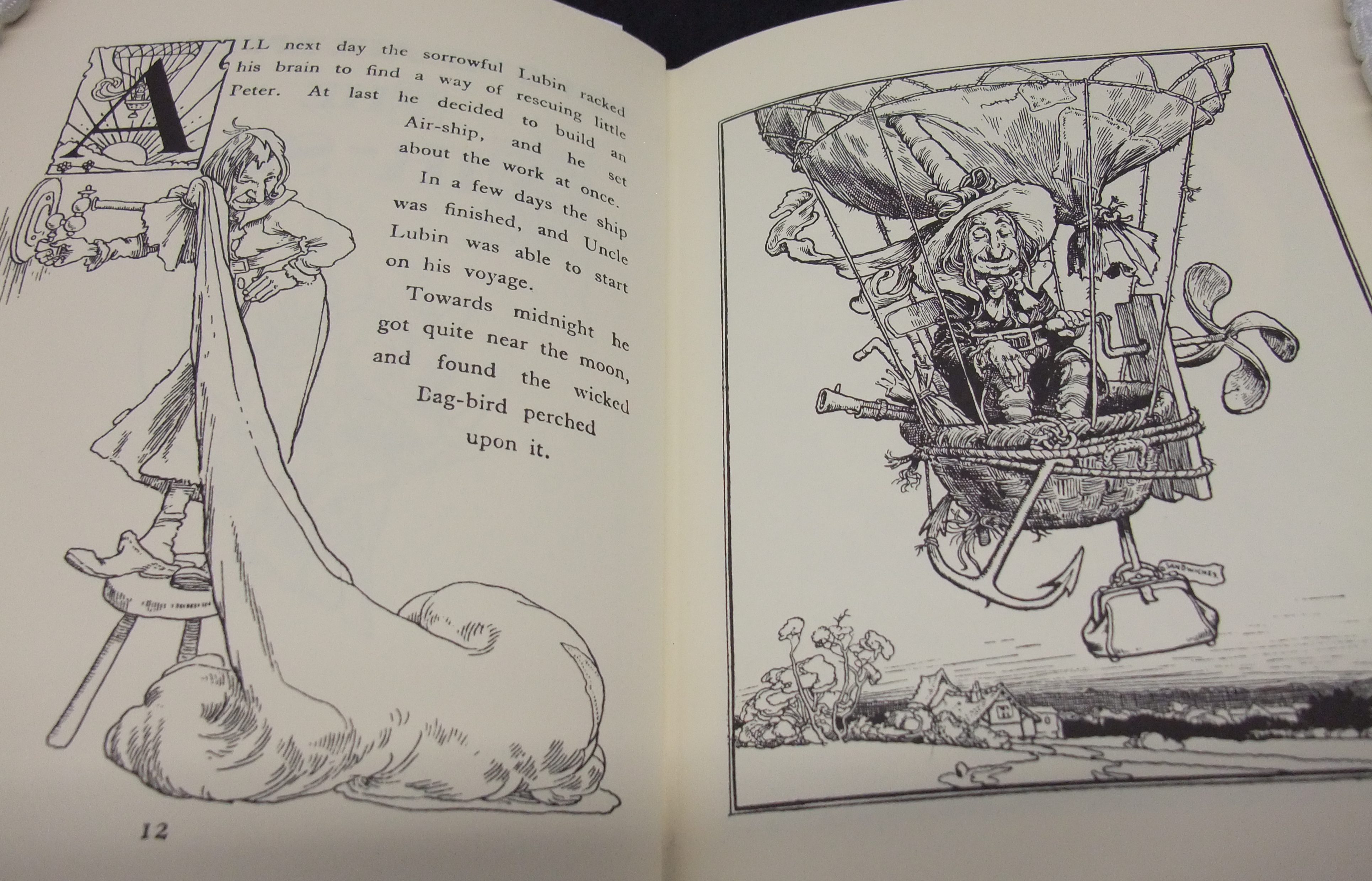 open book showing illustrations