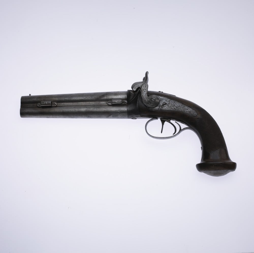 Photo of 1840's era dueling pistol