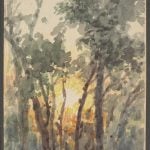 Painting of bushfire