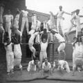 Large suspension formation by members of the Ebenezer Gym Club