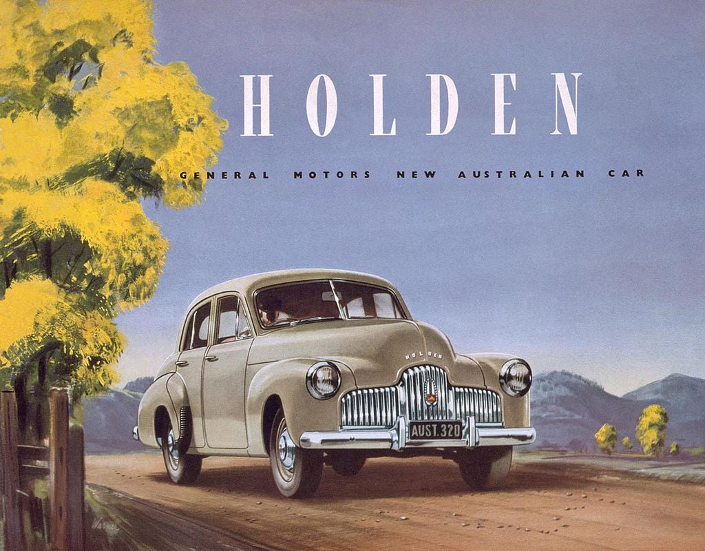Sales brochure for 1948 Holden car