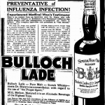 Advertisements for products claiming to counter Spanish Flu