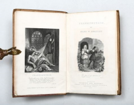 It’s alive! The first illustrated representation of Mary Shelley’s Frankenstein.