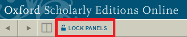 Screenshot of the 'Lock Panels' button.