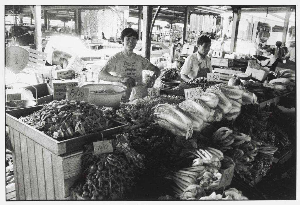 Image depicting chinese vegetable stall