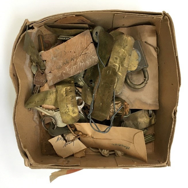 Before rehousing of zoological keys, Le Souëf Family Archive
