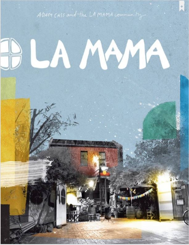 Cover of ebook titled 'La Mama' by Adam Cass and the La Mama Community 