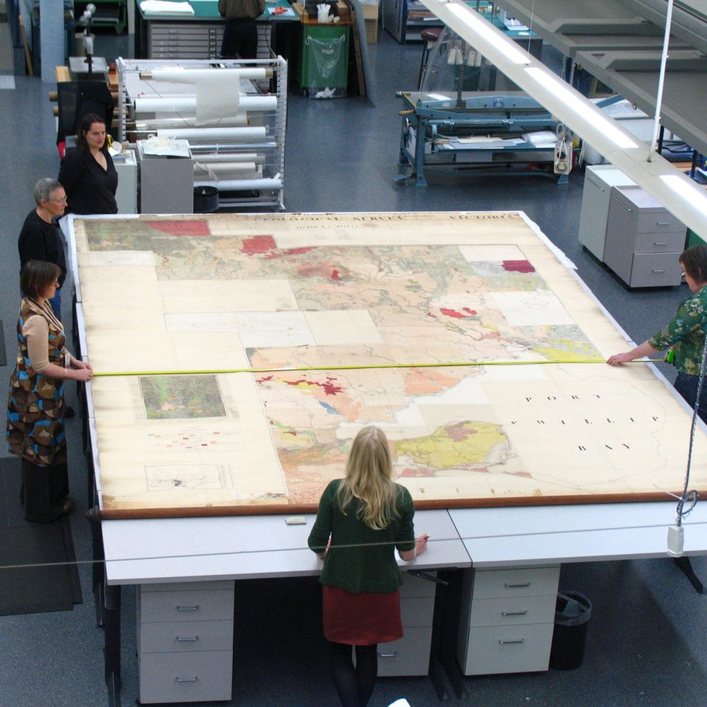 One of the Library's largest maps