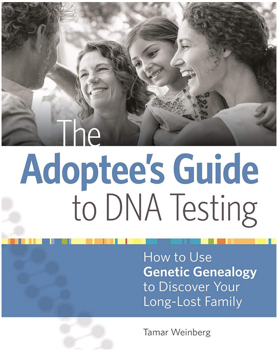 Front cover of The Adoptee's guide to DNA testing, publication.