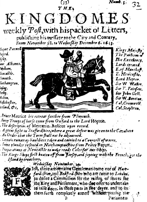 text on book cover with black and white illustration of man riding a horse