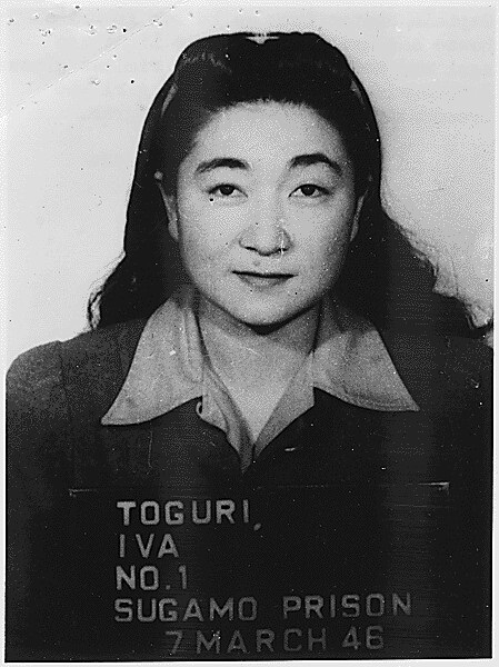 Iva Toguri after her arrest. Sugamo Prison, Japan, 1946