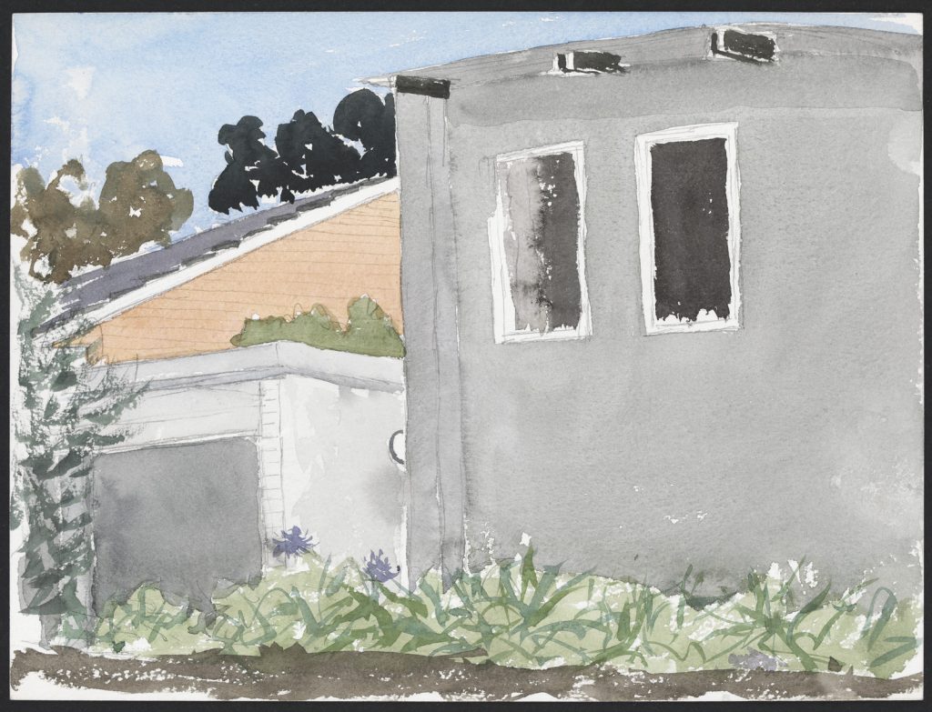 Exterior view of the studio of artist Joyce McGrath