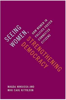 cover image of Seeing women, strengthening democracy showing the title and authors on a plain purple background.