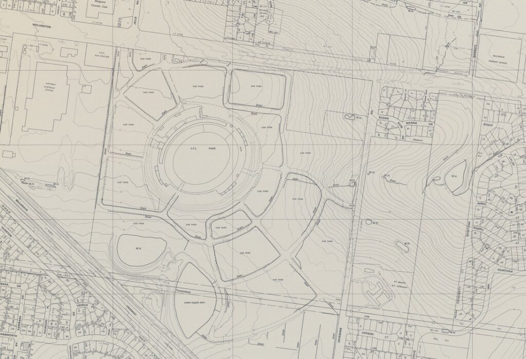 VFL Park Map 1974